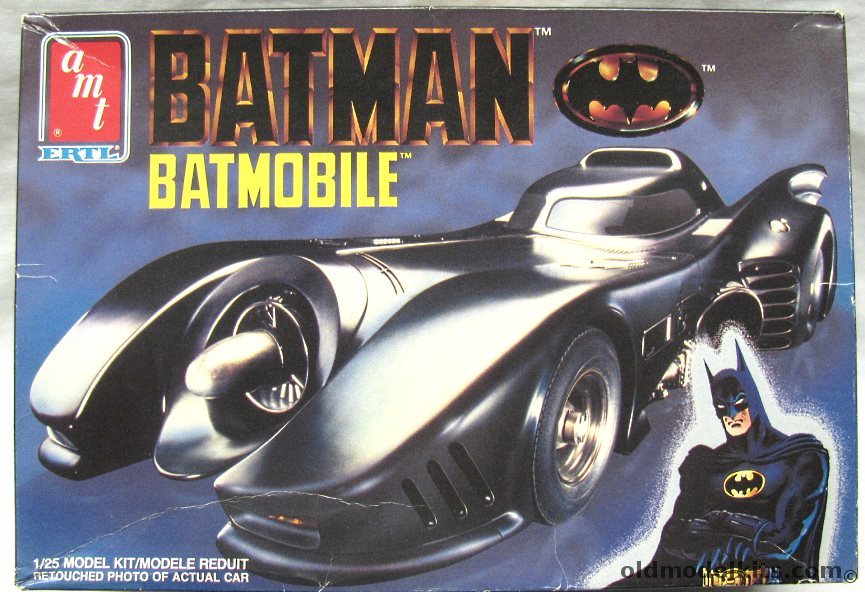 AMT 1/25 Batman Batmobile - (1989), 6877 plastic model kit